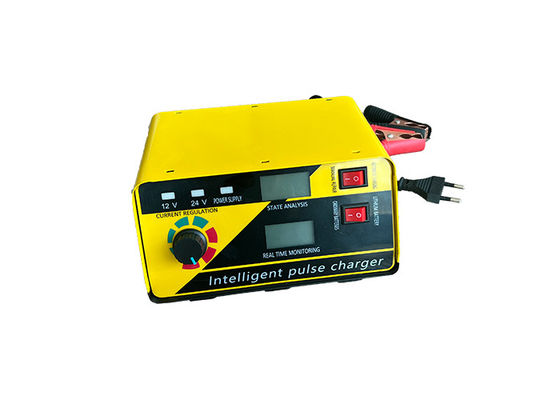 टिकाऊ 12V/24V जंप स्टार्टर पोर्टेबल चार्जर 260W स्वचालित बुद्धिमान मरम्मत प्रकार बैटरी चार्जर मोटरसाइकिल बैटरी
